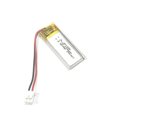 Li-ion Polymer 401230 110mAh 3.7V con connettore PHR-2 e PCB (la temperatura di funzionamento è -20...+60°C)