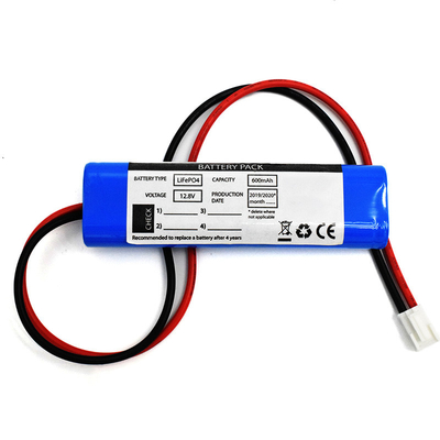 IFR 600mAh 12.8V 14500 LiFePO4 Batterie ricaricabili Tipo parallelo