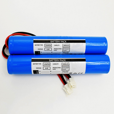 Tipo di bastone Batterie LiFePO4 3000mAh 6,4 Volt Usare l'illuminazione solare di emergenza