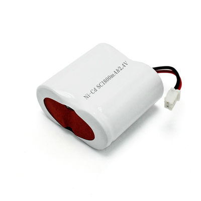 Batteria per illuminazione di emergenza Batteria Ni-Cd SC1800mAh 2.4V 4.32Wh Tipo Side By Side