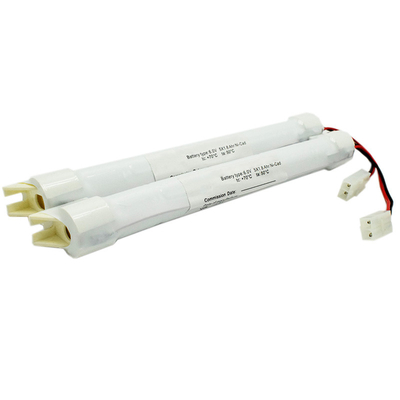 Batteria per illuminazione di emergenza Batteria Ni-Cd SC1800mAh 6.0V 10.8Wh OEM Tipo Stick Con Modulo di montaggio a parete laterale
