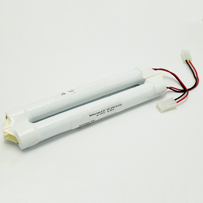 Batteria per illuminazione di emergenza Batteria Ni-Cd SC1800mAh 6.0V 10.8Wh OEM Tipo Stick Con Modulo di montaggio a parete laterale