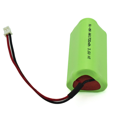 OEM PVC 3.6V Ni-Mh AA1700mAh Batteria ricaricabile ad alta temperatura