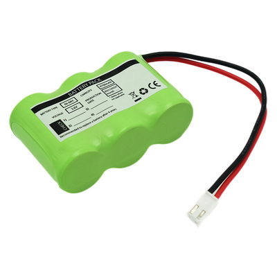 3S1P Side By Side Tipo 3.6V Ni-Mh C4700mAh Batteria ricaricabile ad alta temperatura OEM PVC