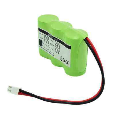 3S1P Side By Side Tipo 3.6V Ni-Mh C4700mAh Batteria ricaricabile ad alta temperatura OEM PVC