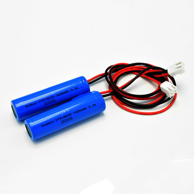 Cella singola tipo IFR 18650*1 con PCM 1.6Ah 3.2V LiFePO4 batterie cilindriche
