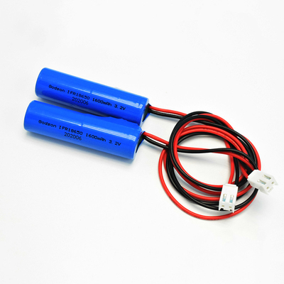 Cella singola tipo IFR 18650*1 con PCM 1.6Ah 3.2V LiFePO4 batterie cilindriche