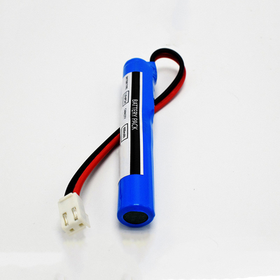 PVC Stick Tipo IFR 18650*2 Cella in serie con modulo di controllo di protezione 0.6Ah 6.4V LiFePO4 batterie cilindriche