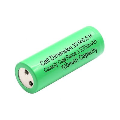Dimensione cella 33.5±0.5 H Segnale di uscita di emergenza Gamma capacità batteria ≥ 3200mAh Capacità 700mAh