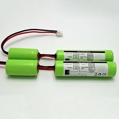 volte ricaricabili del pacchetto C4000mAh della batteria del Ni MH di 0.1C 3,6 V 500 ciclano