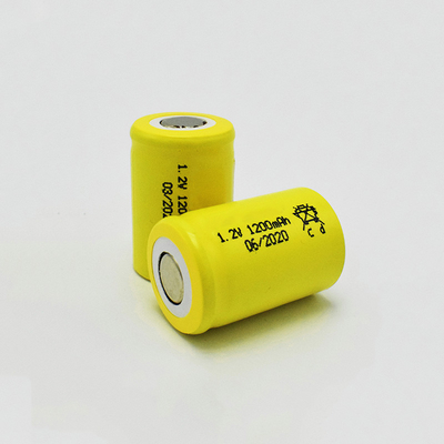 1200mAh batteria al cadmio-nichel 1,2 V per illuminazione di emergenza