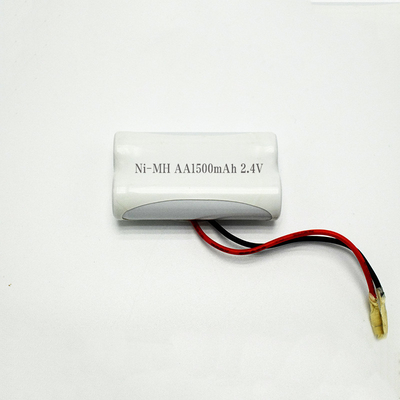 Batterie ad alta temperatura 2.4V AA1500mAh della luce dell'uscita di sicurezza dell'idruro del metallo del nichel