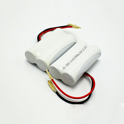 Batterie ad alta temperatura 2.4V AA1500mAh della luce dell'uscita di sicurezza dell'idruro del metallo del nichel