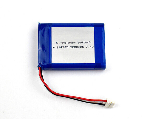 Polimero 7,4 V Li Ion Battery del litio 144765 cellule di 75g 2000mAh