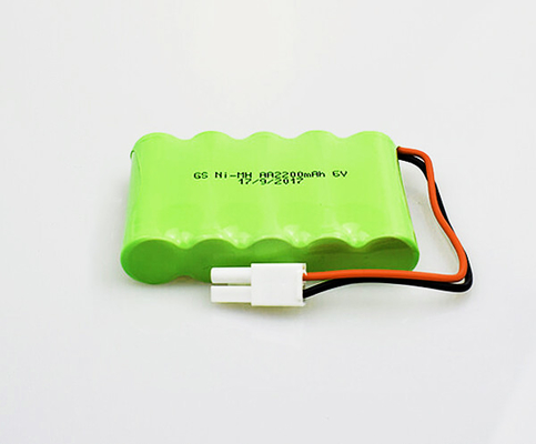 Batterie ricaricabili NiMH 2200mAh 6.0V della luce dell'uscita di sicurezza di aa