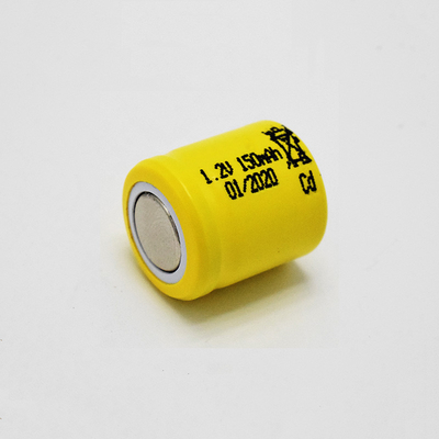 1,2 cellula ricaricabile di illuminazione di emergenza della batteria del CD del Ni di V 150mAh