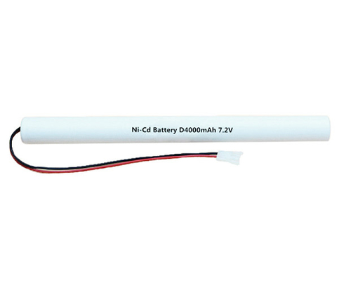 Batterie della luce dell'uscita di sicurezza di Rechargable NiCd 7,2 V D4000mAh