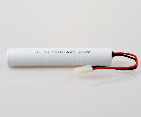 Pacchetto del bastone della batteria dello Sc 1200mAh NiCd 3,6 V del segno dell'uscita di sicurezza