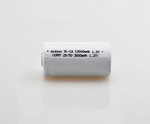 Tipo del bastone della batteria di C3000mAh 1,2 V NiCd per le illuminazioni di soccorso