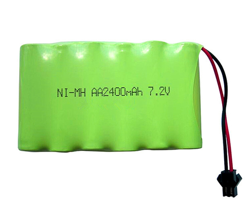 4 batteria aa 2400mAh di anno 7,2 V NiMh per illuminazione di emergenza