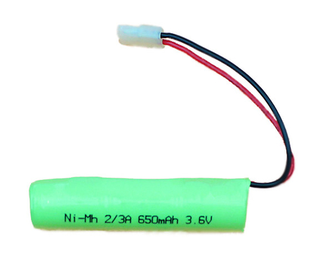 Batterie del bastone della batteria 2A 3A 650mAh 3.6V del segno dell'uscita di sicurezza del Ni MH