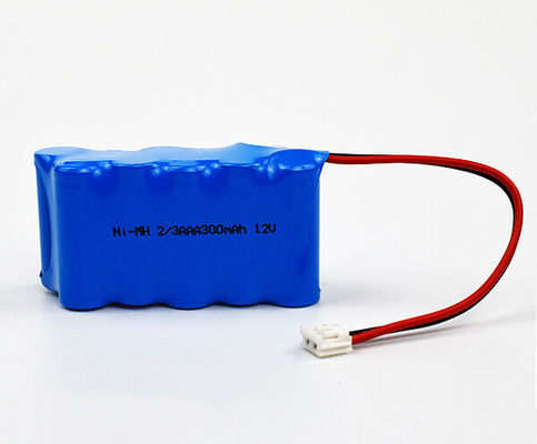 Batteria per segnale di uscita di emergenza ad alta temperatura Ni-MH 2/3AAA 300mAh 12V