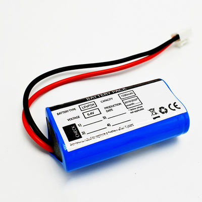 Tipo ricaricabile 1500 di MAh Battery Pack LiFePO4 6.4V parallelamente