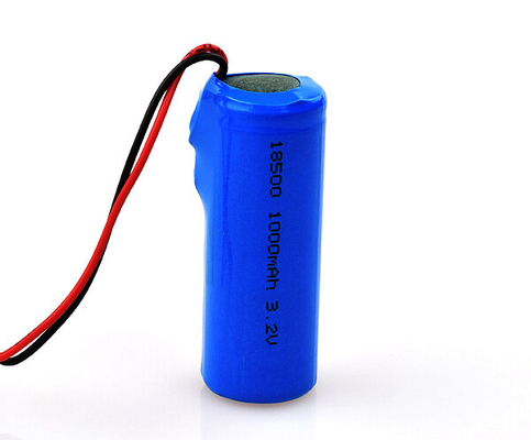 Batteria LiFePO4 a litio per segnale di uscita di emergenza 18500 3.2V 1000mAh