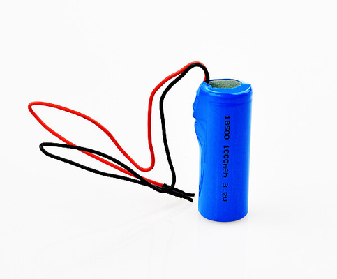 Batteria LiFePO4 a litio per segnale di uscita di emergenza 18500 3.2V 1000mAh