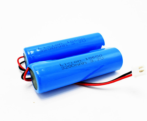 Rivestimento di PVC di 3200 MAh Emergency Light Lithium Battery ICR18650 3.70V