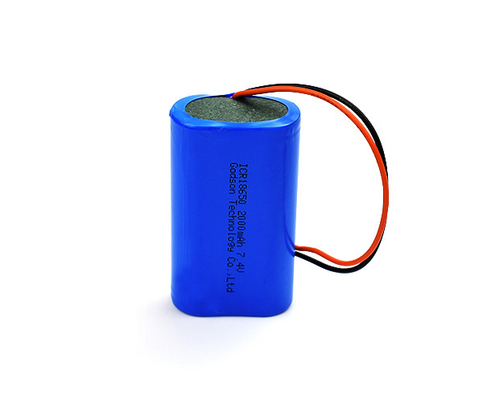 7,4 pacchetto rispettoso dell'ambiente del ferro del litio della batteria ricaricabile di V 2000mah