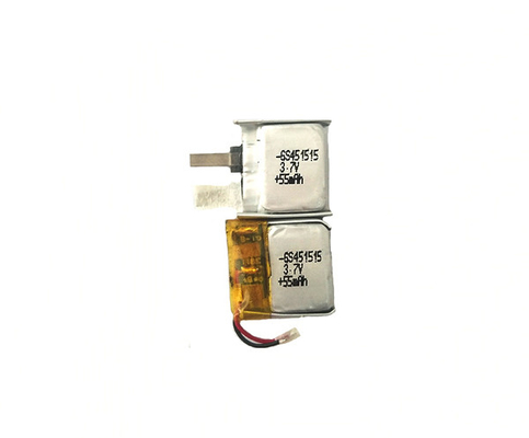 Batteria 55mAh del polimero del litio 451515 3,7 volt con buona sicurezza