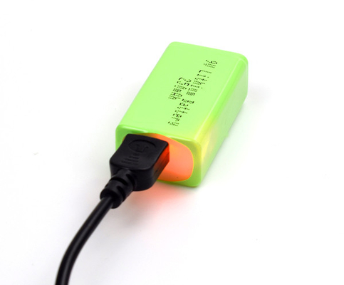 Bassa temperatura della batteria al litio di illuminazione di emergenza 9V 250mAh con USB