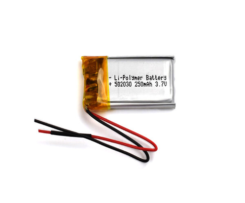 batteria 502030 250mAh del polimero del litio 3.7Volt per illuminazione di emergenza