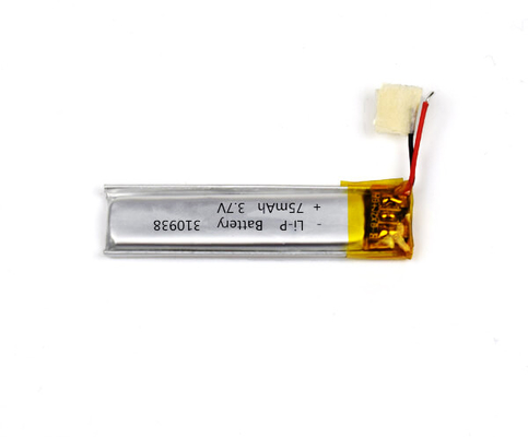 Batteria 310938 75mAh 3.7V del Li-polimero della luce di emergenza con il connettore