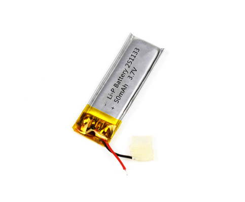 Batteria 251133 50mAh 3.7V del polimero del litio con buona vita di ciclo