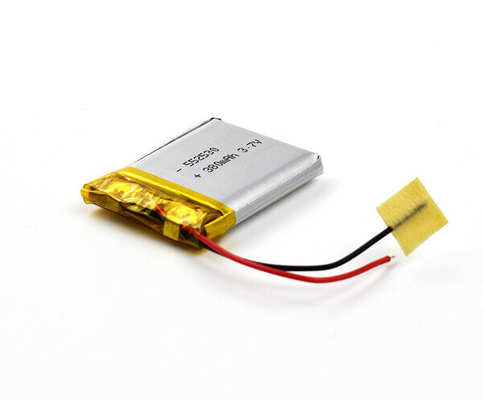 cellula della batteria 380mAh del polimero del litio 3.7V per le illuminazioni di soccorso