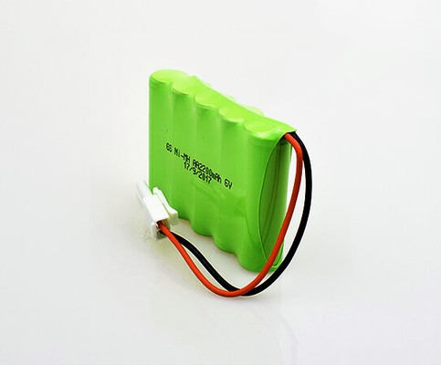 Temperatura elevata della batteria aa 2200mAh 6V del segno dell'uscita di sicurezza di NiMH