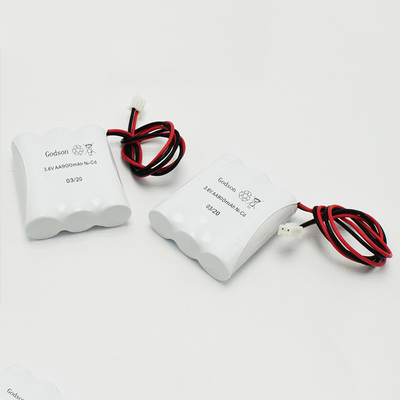 Rivestimento di PVC di NiCd della sostituzione della batteria del segno dell'uscita di sicurezza di AA900mAh 3.6V