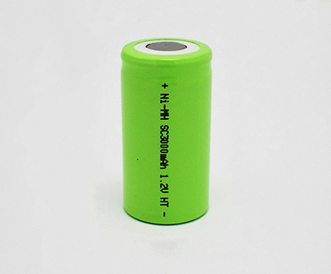 Cellule del GH del pacchetto SC3000mAh 1.2V della batteria della luce dell'uscita del Ni MH 4 anni di vita