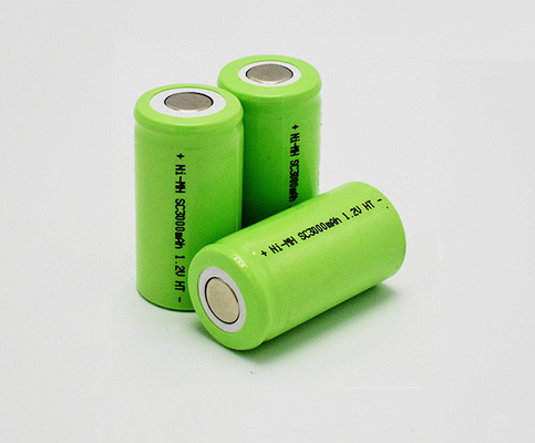 Cellule del GH del pacchetto SC3000mAh 1.2V della batteria della luce dell'uscita del Ni MH 4 anni di vita