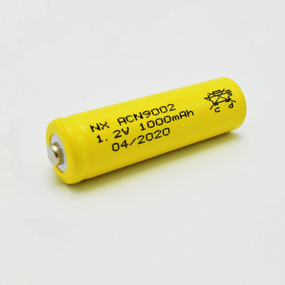 NiCd 1,2 rivestimento su ordinazione dell'OEM della batteria ricaricabile aa 1000mAh di volt