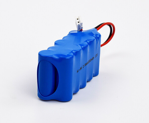 Ni ad alta temperatura MH 2 3AAA 300mAh 12V del pacchetto della batteria della luce dell'uscita
