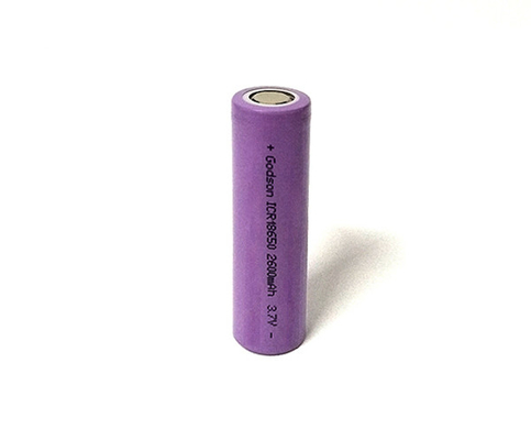 volte della batteria al litio ICR18650 della luce di emergenza di 2600mAh 3.7V 2000 ciclano