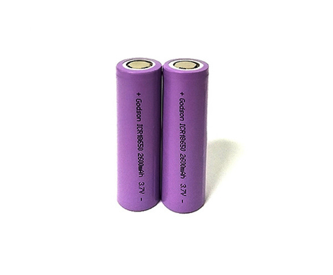 volte della batteria al litio ICR18650 della luce di emergenza di 2600mAh 3.7V 2000 ciclano