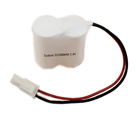 Volte al nickel-cadmio del pacchetto SC2000mAh 2.4V dell'accumulatore 500 ciclano la vita