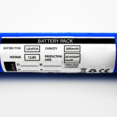 LiFePO4 26650 batteria ricaricabile 3000mAh 12.8V per le illuminazioni di soccorso