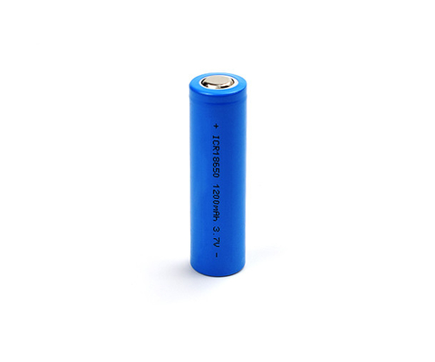 Cellula ricaricabile della batteria ICR18650 dello ione 1200mAh 3,7 V del litio