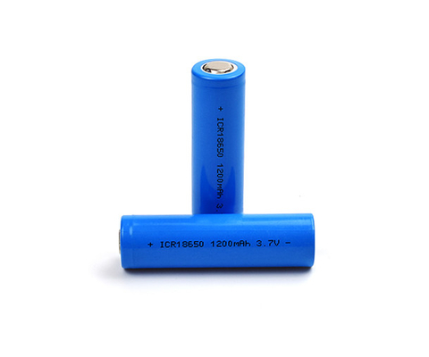 Cellula ricaricabile della batteria ICR18650 dello ione 1200mAh 3,7 V del litio
