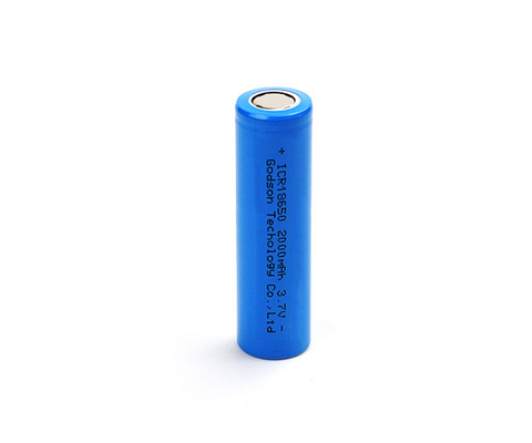 Batteria al litio ricaricabile di ICR18650 3,7 V 2000mAh inodora